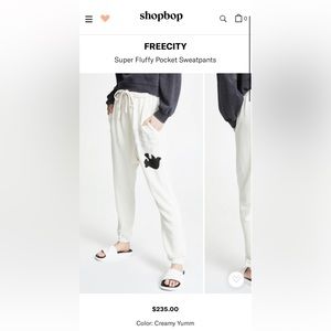 FreeCity Super Fluffy Pocket Sweatpants
